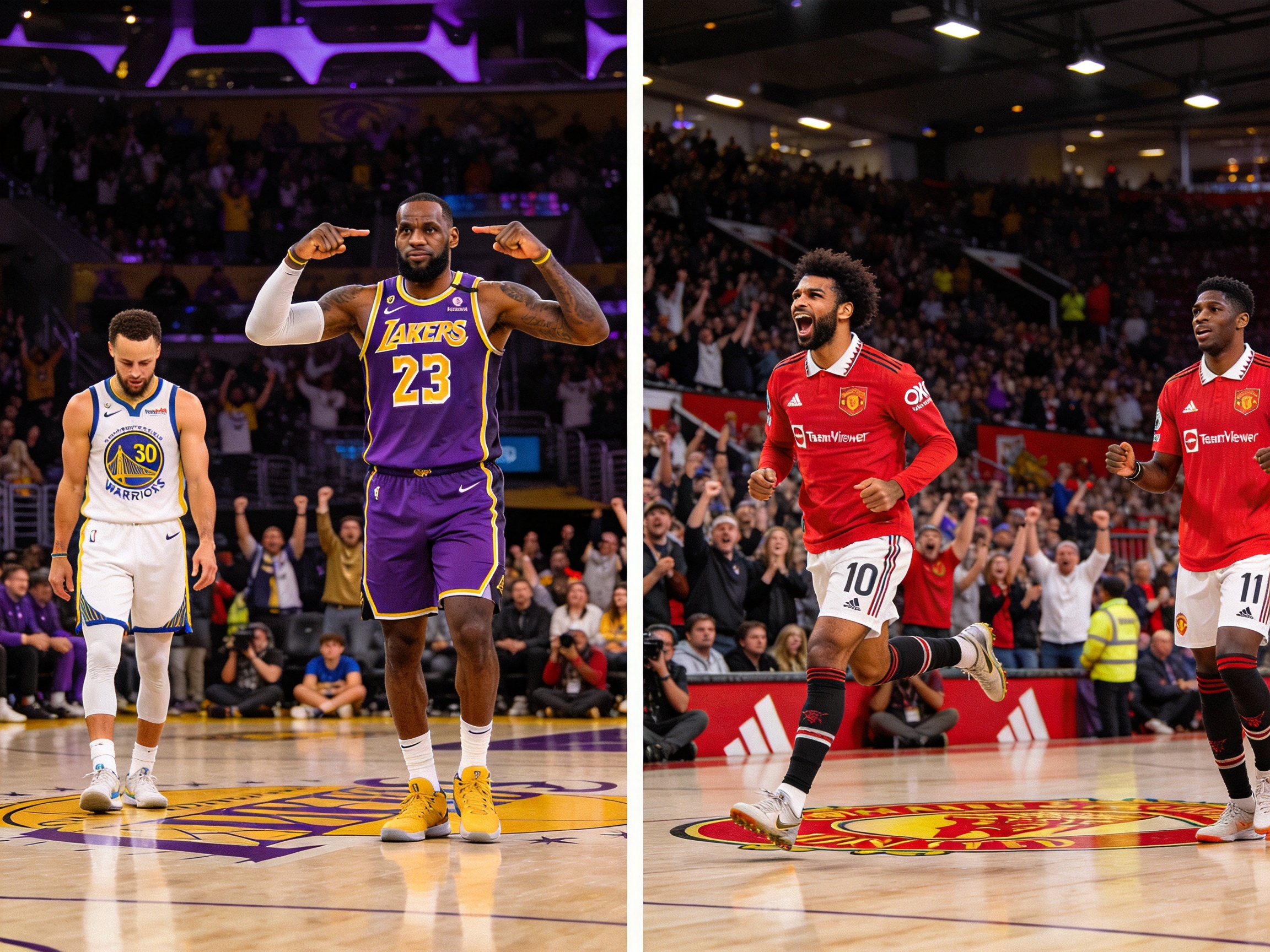 NBA季后赛 湖人胜勇士